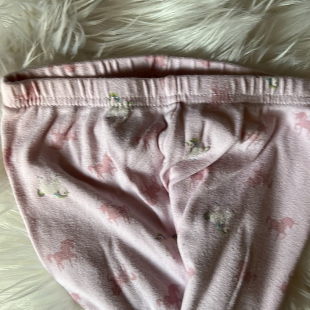 Carter’s Unicorn Pajama Cotton Pants PJ Pants Size 5t - Picture 3 of 4